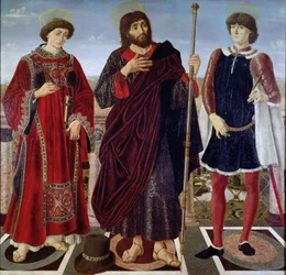 Hl. Vinzenz von Saragossa, Jakobus und Eustachius